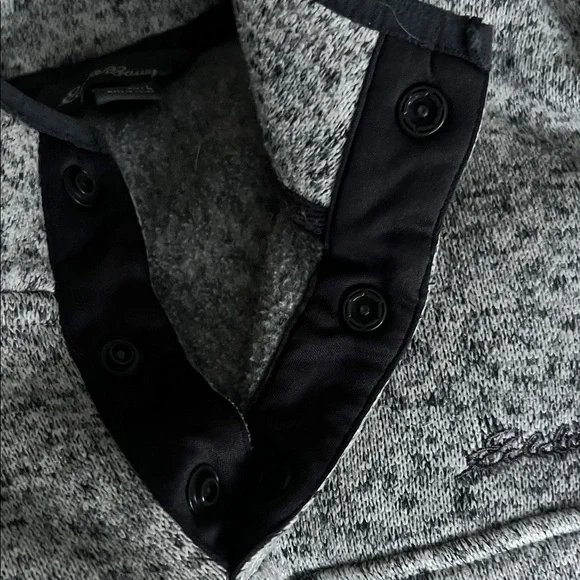 Eddie Bauer Men's Gray Heathered Pullover - Picture 3 of 7